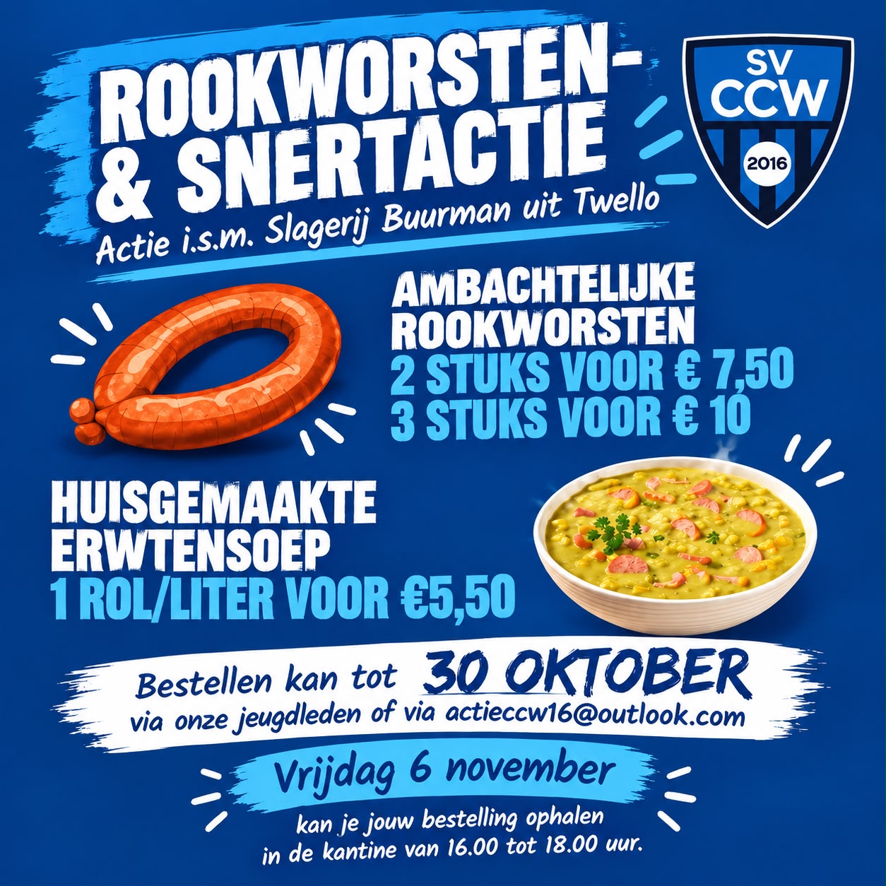 Rookworstenactie CCW