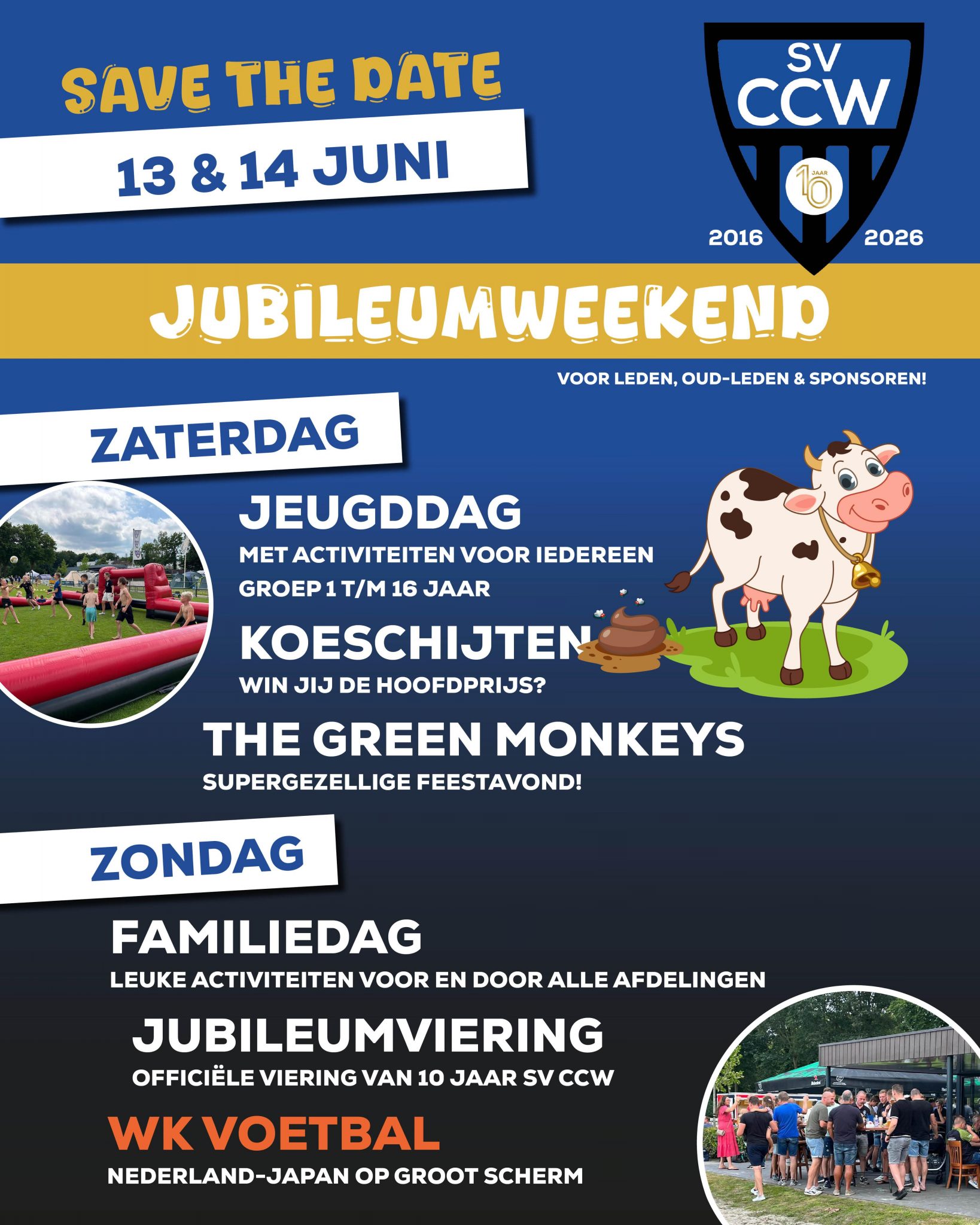 Jubileumweekend op 13 & 14 juni!!!